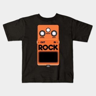 Guitar Rock Effects Pedal Kids T-Shirt